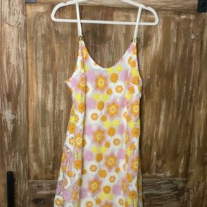 Zara crochet dress - midi to long